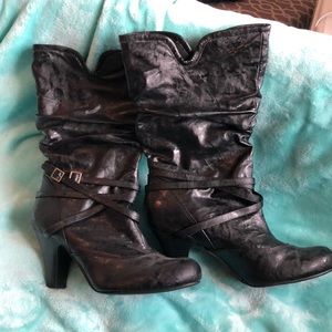 Madden Girl Heeled Boots Size 8